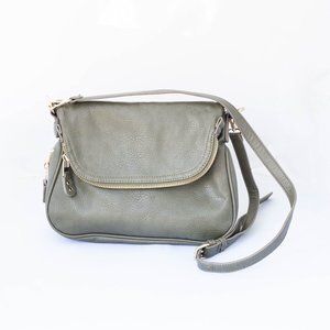 Olive Crossbody Vegan Leather Bag